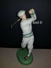 RARE 1930's GOLF FIGURINE LENOX NIB IVORY FINE CHINA 24K GOLD ACCENTS GIFT  picture