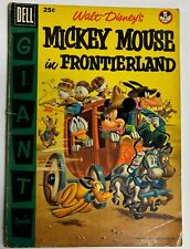 1956 Dell Giant Comic Mickey Mouse in Frontierland No. 1 #1 Silver Age Disney picture
