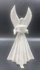 VTG Mirmasu Porcelain Bisque Angel Playing The ACCORDION Figurine 12” picture