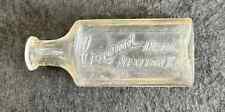 Extremely Rare Antique Conrad Drugs Newton Kansas Embossed Cork Stop Bottle picture