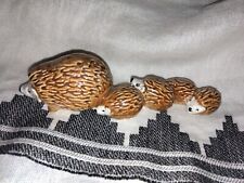Goebel W. Germany 35 502-03 Hedgehog Family Mother & Four Babies Figurine picture