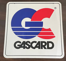 Vintage Original Gas Card Station fuel Advertising Sign 24x24 Double Sided picture