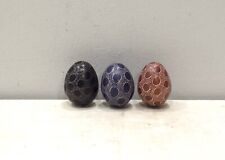 African Carved Soapstone Eggs Kenya picture
