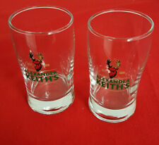 Alexander Keith's 4 Inch Tasting Glasses. One Pair. 2 Glasses. New, Never Used. picture
