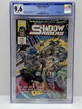 Shadow Riders 1 CGC 9.6 Marvel 1993 vs Cable cover Embossed WHITE PAGES picture