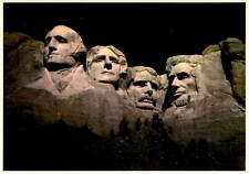 Mount Rushmore National Memorial, South Dakota, George Washington, Postcard picture