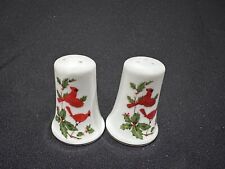 Lefton Christmas Red Cardinals Salt & Pepper Shakers picture