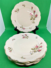 Rosenthal Selb Germany Pompadour 8” Luncheon Plates Moss Rose Replacements picture