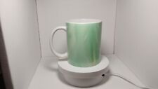 Handmade- Fun Green Watercolor- colorful coffee tea mug - New - Dishwasher Safe picture