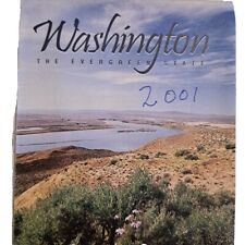 WASHINGTON STATE Highway Map Travel Road 2000 - 2001 FOLD OUT GOOD CONDITION picture