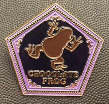 Harry Potter pin Chocolate Frog Hexagon purple treat food snack trolley train picture