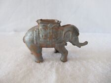 Vintage Cast Iron Elephant Bank Apx. 6