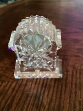 Crystal Legends By Godinger Miniature Lead Crystal Desk Top Clock picture