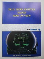 11/1992 PUB GEC FERRANTI BLUE HAWK MULTI-MODE RADAR ORIGINAL AD picture