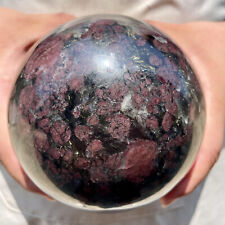 3260g Natural Garnet Sphere Quartz Crystal Mineral Reiki Healing picture
