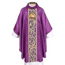 Chasuble Agnus Dei Collection Purple Church Vestment New picture