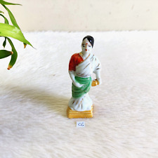 1930s Vintage Indian Lady in Saree Porcelain Statue Figure Rare Collectible C6 picture