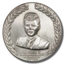 John F. Kennedy Assassination silver medal picture
