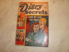 Diary Secrets No. 11 Vol. 1  April 1952 Magazine Comic picture