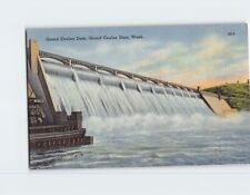 Postcard Grand Coulee Dam Washington USA picture