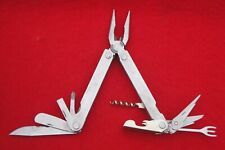Rare Retired USA Leatherman Flair Multi Tool Good Condition CORKSCREW FORK BOTTL picture