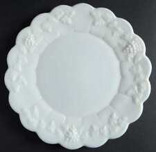 Westmoreland Paneled Grape Milk Glass Dinner Plate 769611 picture