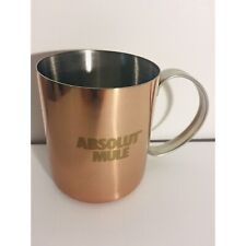 Absolut Mule Vodka Copper Metal Cup Mug Moscow New picture