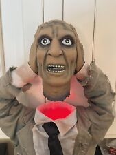 Heads Up Harry Animated Talking Halloween Prop Magic Power Great Condition picture