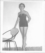 Lady Photograph Swimwear 1950s Model Pose Florida 4 x 4 7/8 picture
