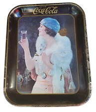 Vintage Metal Coke Drink Coca-Cola Serving Tray Catchall Barware Cocktail M16 picture