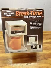 Vintage Westend Break-Time 2 Cup Beverage Maker | 1980s Kitchen Coffee Tea Maker picture