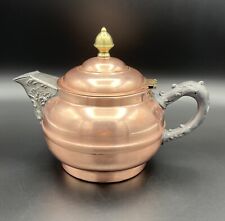 Antique Rochester #3P Copper Teakettle W/Pewter & Brass Mounts Early 1900’s  picture
