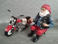 Santa and Motorcycle figure picture