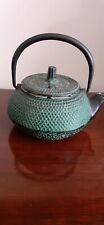 Nambu Tetsubin cast iron Tea kettle Green 3x5