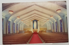 First Church of the Brethren Pulpit York Pennsylvania Vintage Postcard picture