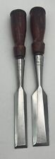 Vintage Stanley No. 750 Chisel Set of 2 - USA Made picture