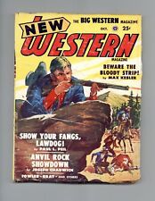 New Western Magazine Pulp 2nd Series Oct 1950 Vol. 22 #2 GD picture
