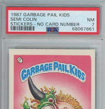 PSA 7 Topps OS9 Garbage Pail Kids 355b SEMI COLIN 355b Card NO # NUMBER ERROR picture