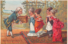 B.T. Babbit's 1776 Soap Powder, 19th Century Trade Card, Size:  82 mm x 123 mm. picture