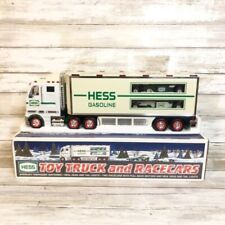 2003 Vintage Hess Toy Truck and Race Cars (TESTED AND WORKING) picture