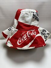 Rare Vintage 60 70s Coke Coca Cola Bucket Hat Floppy It's The Real Thing Costume picture
