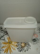 VTG Tupperware Cereal Keeper 469-1 with Lid 296-5 Clear Color picture