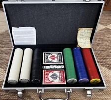 Vintage Metal Poker Set w/ Historic Note picture
