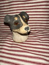 Rare Antique German Dog Head Candy Container  picture