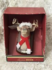 2009 Gemmy Animated Singing Christmas Buck By Mingle & Jingle, Tested & Works**. picture