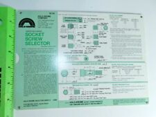 Vintage Holo-Krome Slide Rule Calculator Socket Screw Selector 1996 Engineering  picture