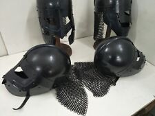 Medieval Viking Raven Helmet Chain mail Battle Ready Armor Helmet Qty. 4 Nos. picture