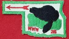OA Lodge Black Beaver 281 X2a - Crispy Mint - BSA/Boy Scouts of America picture