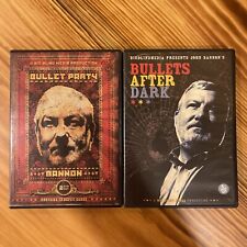 JOHN BANNON Magic DVD BULLET PARTY (missing 1 DVD has card) BULLETS AFTER DARK picture