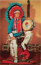 Native Americana Postcard; Chief Wolf Robe, Pueblo Indian of Acoma Pueblo NM picture